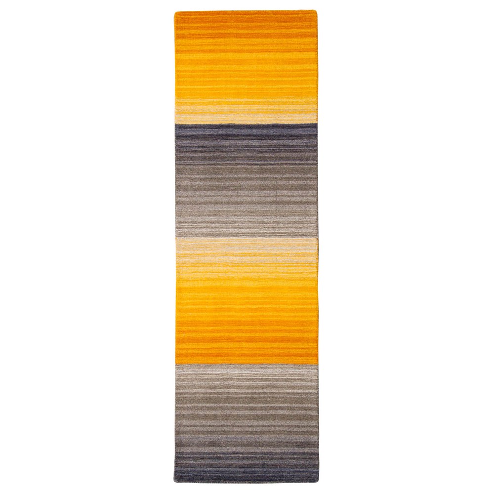 Miko Stripe Hall Runners in Orange